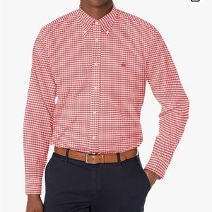 Brooks Brothers Red Gingham Dress Shirt